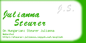 julianna steurer business card